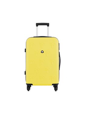 Semi Line Semi Line Μεγάλη Βαλίτσα T5629-6 Κίτρινο