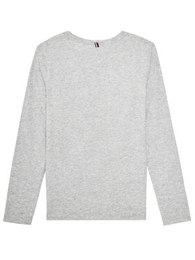 Tommy Hilfiger Majica KB0KB04141 D Siva Long Sleeve