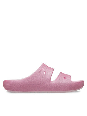 Crocs Crocs Pantoletten Classic Glitter Sandal v2 K 209705 Rosa