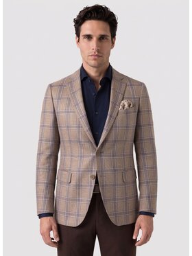 Pako Lorente Pako Lorente Marynarka P26WF-3X-016 Brązowy Slim Fit