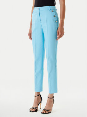 Morgan Morgan Chino nohavice 251-PKY.F Tyrkysová Slim Fit