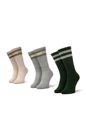 Sprandi Sprandi Set od 3 para unisex visokih čarapa 0MB-001-AW22 Zelena
