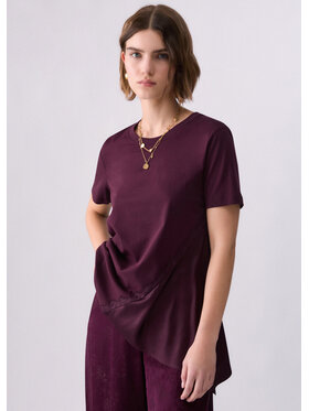 Liu Jo Liu Jo T-Shirt WF6139JS904X0786 Fioletowy Regular Fit