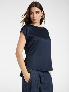 Elena Mirò Elena Mirò Bluzka 2086P100217N034 Niebieski Regular Fit