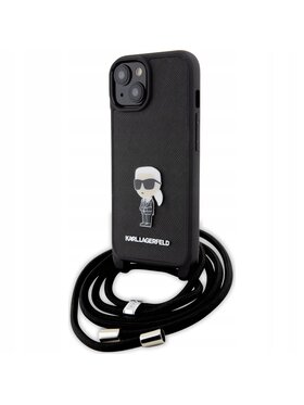 KARL LAGERFELD KARL LAGERFELD Etui na telefon iPhone 15 Czarny