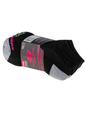 Skechers Skechers Calzini corti da uomo Skechers Boys 6pk No Show Socks Nero