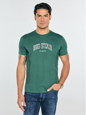 BIG STAR BIG STAR T-Shirt MERON Zielony Basic Fit