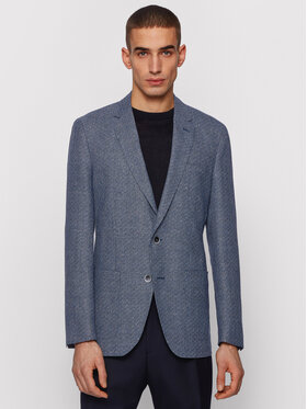 Boss Boss Švarkas Haylon 50454406 Tamsiai mėlyna Slim Fit