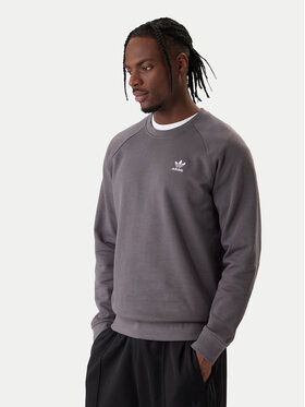 adidas adidas Mikina Trefoil Essentials JW3598 Sivá Regular Fit