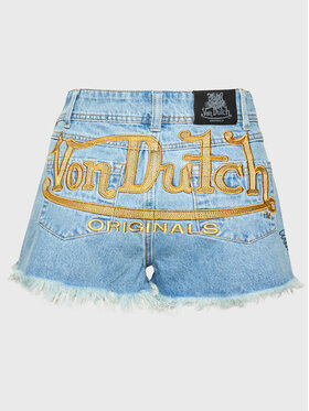 Von Dutch Jeans Kratke Hlače Emery 6 210 001 Modra Regular Fit