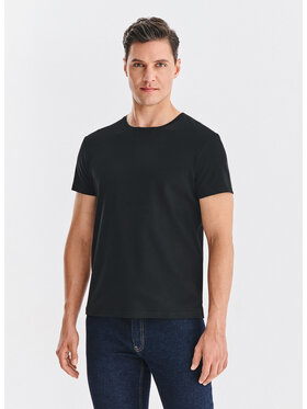 Pako Lorente Pako Lorente T-Shirt P000B-TT-005 Czarny Regular Fit