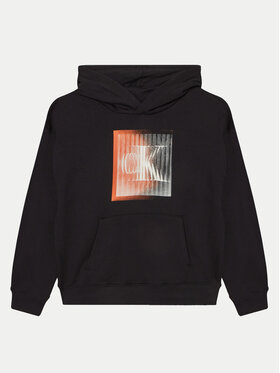 Calvin Klein Jeans Calvin Klein Jeans Суитшърт IB0IB02380 Черен Relaxed Fit