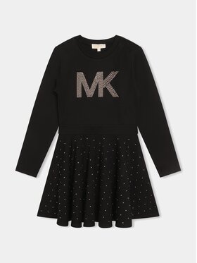 MICHAEL KORS KIDS MICHAEL KORS KIDS Sukienka codzienna R12169 Czarny Regular Fit