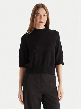 Kontatto Kontatto Sveter 3M0903C Čierna Regular Fit