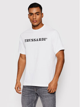Trussardi Trussardi T-Shirt 52T00589 Biały Regular Fit