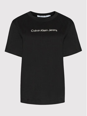 Calvin Klein Jeans Plus Calvin Klein Jeans Plus T-Shirt J20J218025 Μαύρο Regular Fit