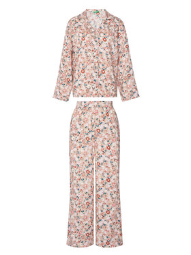 United Colors Of Benetton United Colors Of Benetton Пижама 4W313P00U Бежов Relaxed Fit