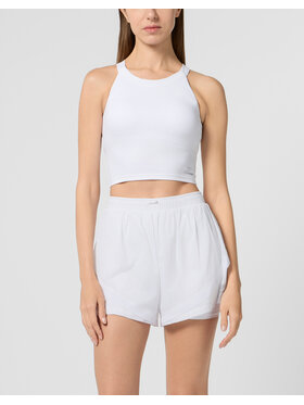 Plein Sport Plein Sport Tank top 29192 Biały Skin Tight Fit