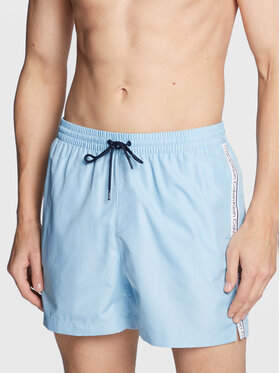 Calvin Klein Swimwear Calvin Klein Swimwear Plavecké šortky KM0KM00789 Modrá Regular Fit
