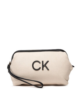 Calvin Klein Calvin Klein Kosmētikas somiņa Calvin Resort Washbag Canvas K60K609484 Bēšs