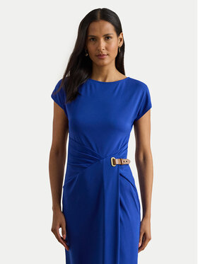 LAUREN RALPH LAUREN LAUREN RALPH LAUREN Cocktail obleka 200P03763002 Modra Slim Fit