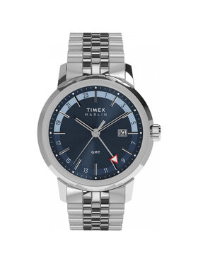 Timex Timex Zegarek TW2Y47600 Srebrny