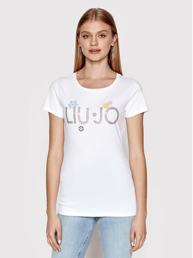 Liu Jo Liu Jo T-Shirt VA2074 J5003 Biały Regular Fit