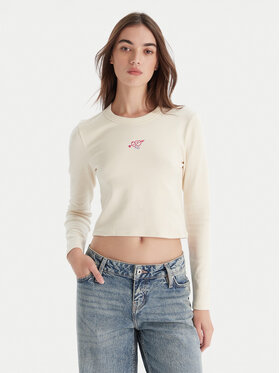 HUGO HUGO Halenka Duspark 50550132 Krémová Slim Fit