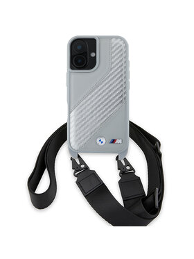 BMW Motorsport BMW Motorsport Etui na telefon Apple iPhone 16 Szary