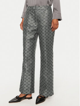 LOLA CASADEMUNT LOLA CASADEMUNT Текстилни панталони MF2414002 41M Сив Regular Fit