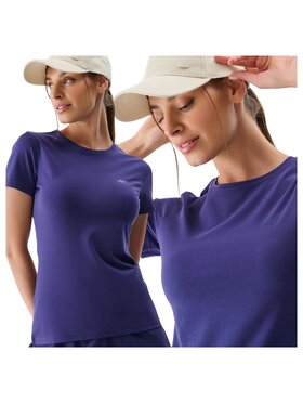 4F 4F T-shirt 4FWMM00TTSHF2255-31S Blu Slim Fit