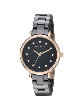 Anne Klein Anne Klein Zegarek AK-3312BKRG Czarny