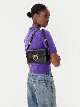 PINKO PINKO Rankinė Love Box Baguette Al 25-26 PLTT 105083 A26L Juoda