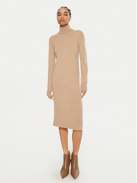 Calvin Klein Calvin Klein Strickkleid K20K207485 Beige Regular Fit