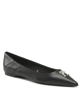Tommy Hilfiger Tommy Hilfiger Ballerinas Pointy Chic Ballerina FW0FW06842 Schwarz
