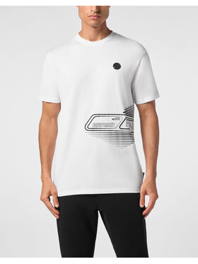 Plein Sport Plein Sport T-Shirt 19537 Biały Regular Fit