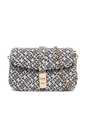 Tommy Hilfiger Tommy Hilfiger Borsetta Th Heritage Chain Cross Jacquard AW0AW19320 Blu scuro