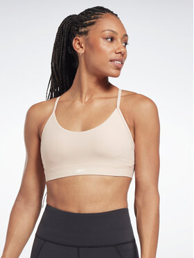 Reebok Reebok Sportski grudnjak Reebok Lux Strappy Sports Bra HT6148 Bež