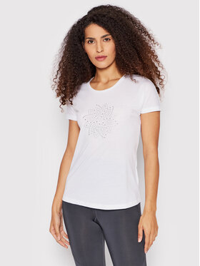 Dare2B Dare2B Тишърт Crystallize Graphic DWT621 Бял Regular Fit