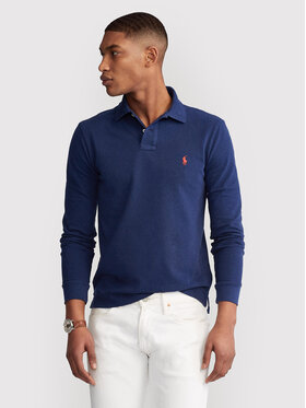 Polo Ralph Lauren Поло 710681126038 Cиній Slim Fit