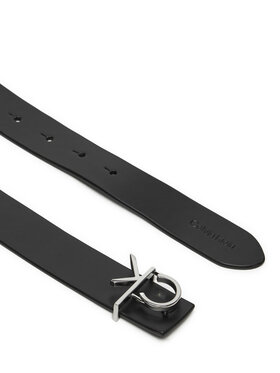 Calvin Klein Ženski Pas Ck Logo Reversible Belt 3.0 K60K613074 Črna