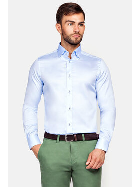Lancerto Lancerto Koszula Maia 2 KO051117000258 Błękitny Regular Fit