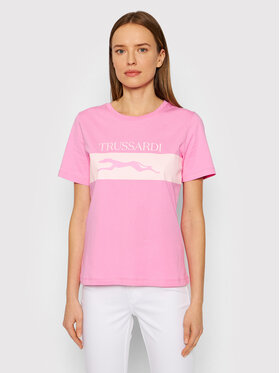 Trussardi Trussardi T-Shirt 56T00482 Ροζ Regular Fit