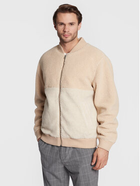 s.Oliver s.Oliver Яке бомбър 2117853 Бежов Regular Fit