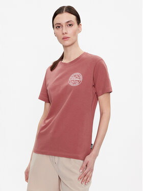 Jack Wolfskin Jack Wolfskin T-Shirt Campfire 1809061 Dunkelrot Regular Fit