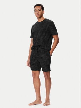 BOSS BOSS Pidžamas šorti 50571393 Melns Regular Fit