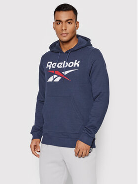 Reebok Reebok Bluza Identity Big Logo GI8662 Granatowy Regular Fit