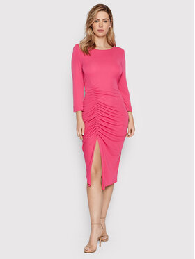 Rinascimento Rinascimento Коктейльна сукня CFC0018435002 Рожевий Regular Fit
