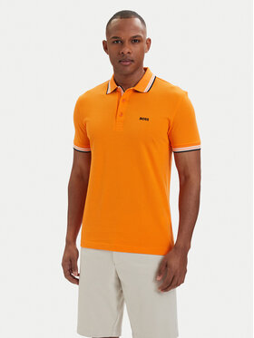 BOSS BOSS Polokošeľa Paddy 50469055 Tmavooranžová Regular Fit