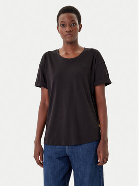 G-Star Raw G-Star Raw T-shirt Rolled Up D24524-4107 Crna Loose Fit